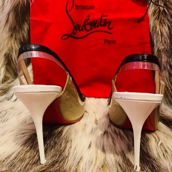 PAULINA SLING 100 PATENT BEIGE - Picture 2 of 9